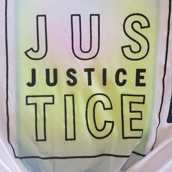 Justice Girls Graphic Twist Front Tee - Picture 3 of 4